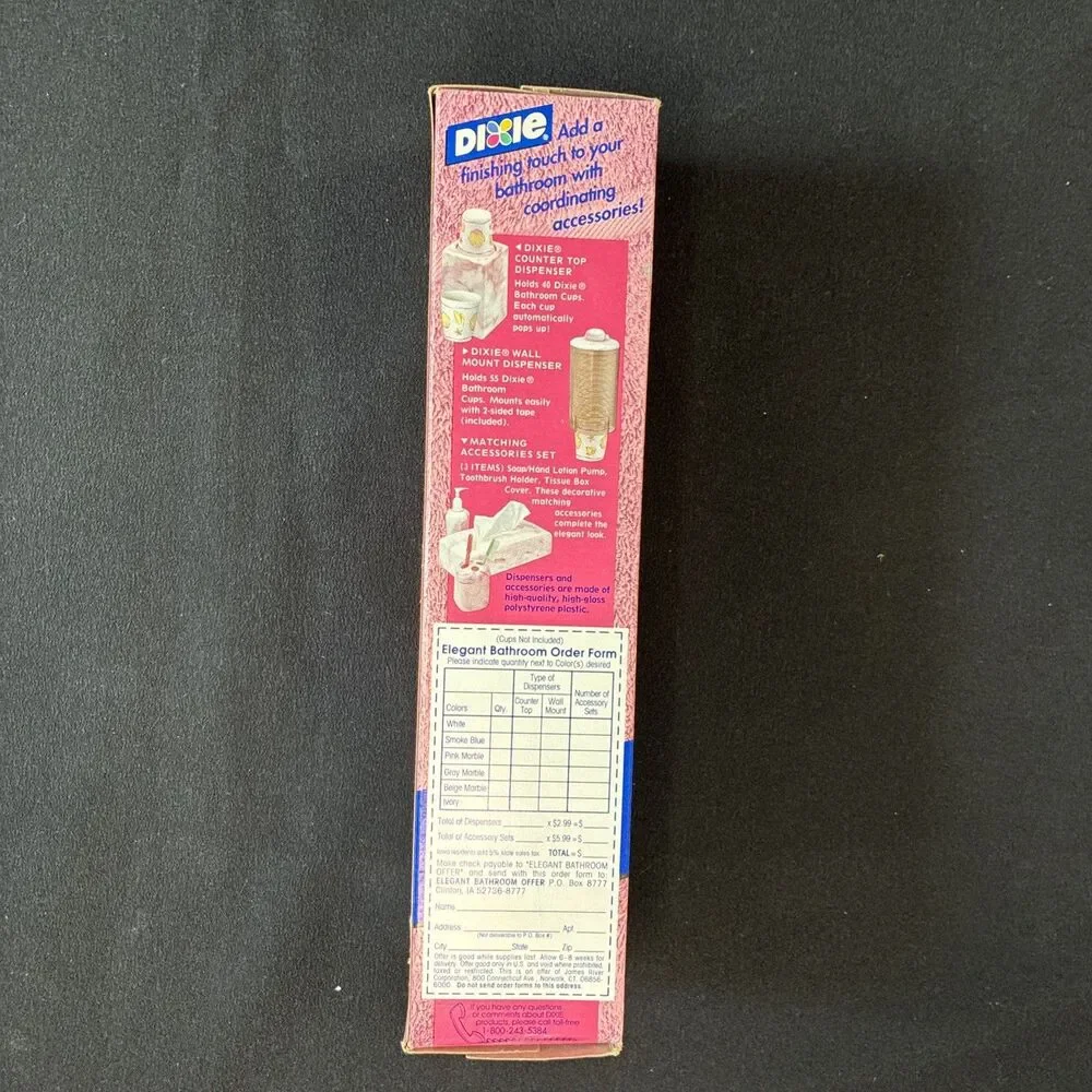 Dixie Cups Sea Shells Bathroom Size 3 oz 92 Count Open Box Unused Vintage 90s